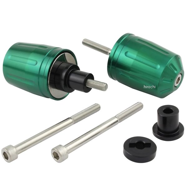 ウルトラヘビーバーエンド M6 カワサキ用 ダークグリーン