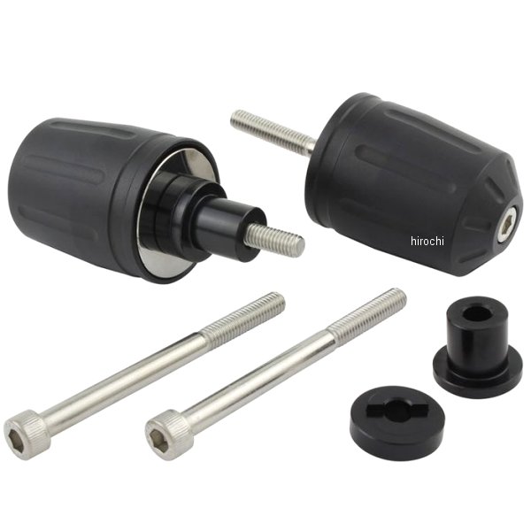 ウルトラヘビーバーエンド M6 カワサキ用 マットブラック