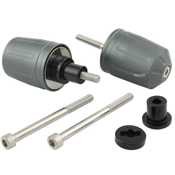 ウルトラヘビーバーエンド M6 カワサキ用 マットグレー