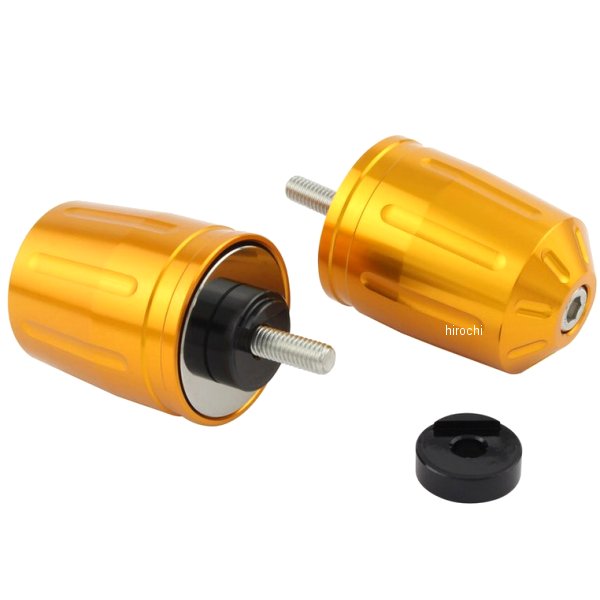 ウルトラヘビーバーエンドタイプ2 M6 ヤマハ、KTM用 ゴールド