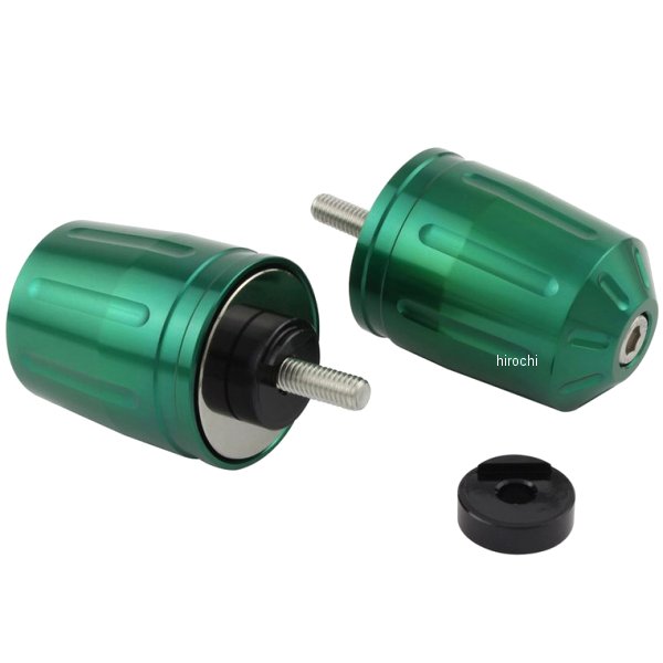 ウルトラヘビーバーエンドタイプ2 M6 ヤマハ、KTM用 ダークグリーン