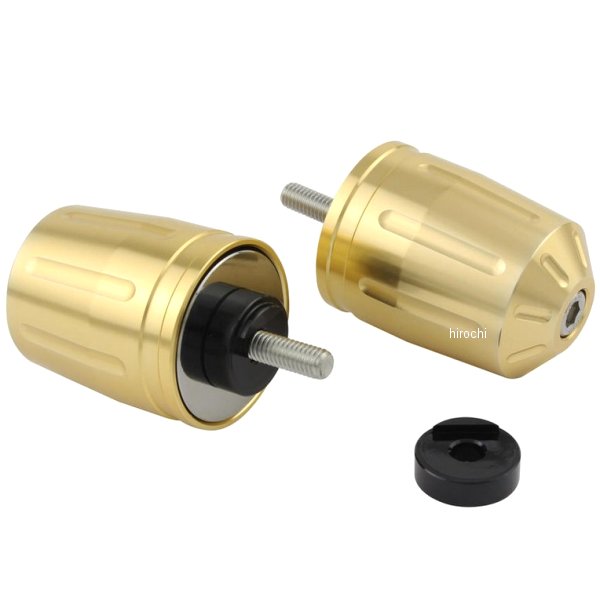 ウルトラヘビーバーエンドタイプ2 M6 ヤマハ、KTM用 シャンパンゴールド