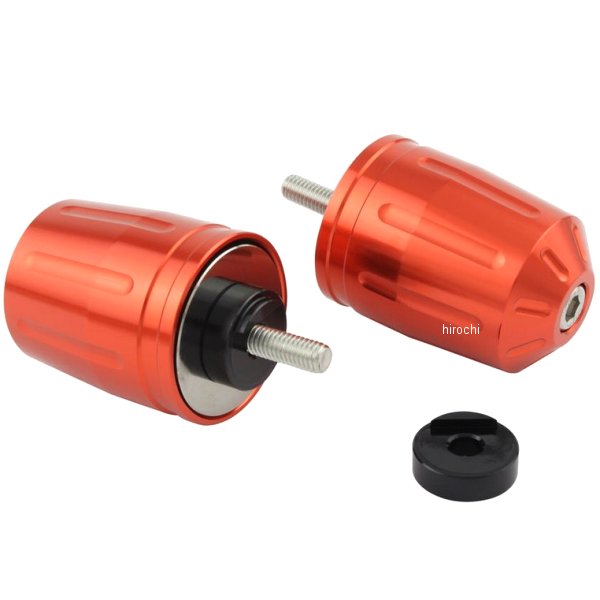 ウルトラヘビーバーエンドタイプ2 M6 ヤマハ、KTM用 ディープオレンジ