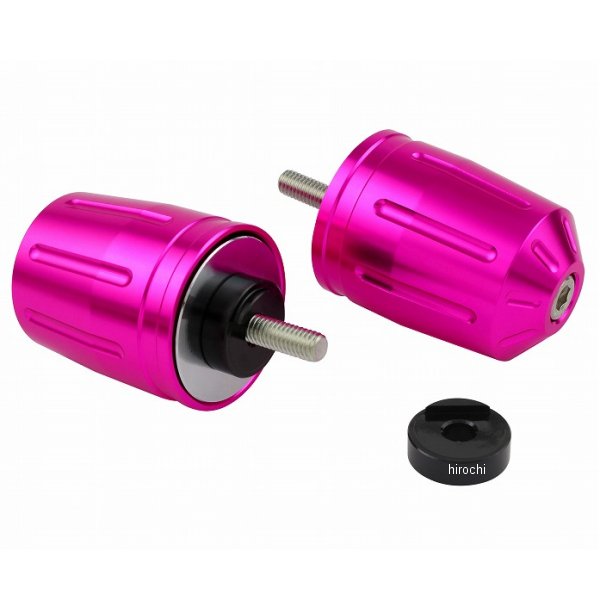 ウルトラヘビーバーエンドタイプ2 ヤマハ純正ハンドル用 M6 ピンク