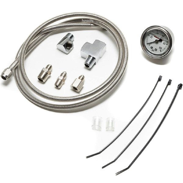 リモートオイルPSIゲージキット EVO TC スポーツスター ステンレス