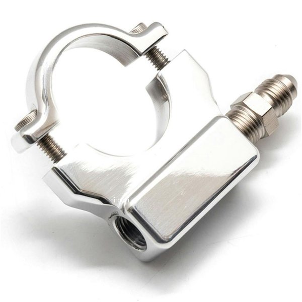 FEULING フューリング 1インチバー用 PSIゲージマウント 1/8NPT クローム