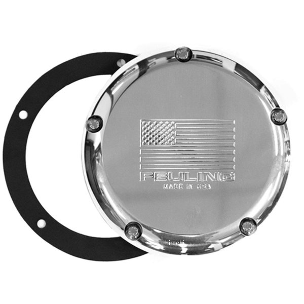 FEULING フューリング アメリカンフラッグロゴ ダービーカバーラージ5穴 ポリッシュ