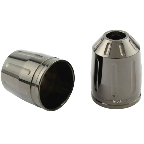 ウルトラヘビーバーエンドアウターカバー タイプ2 M8 2個入り ブラッククローム