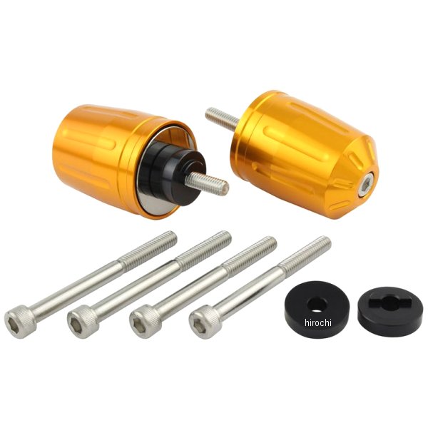 ウルトラヘビーバーエンドタイプ2 M6 ホンダ、スズキ用 ゴールド