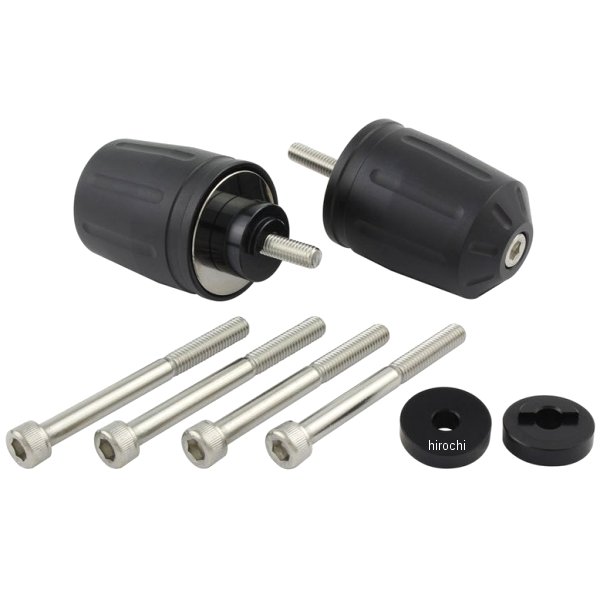 ウルトラヘビーバーエンドタイプ2 M6 ホンダ、スズキ用 マットブラック