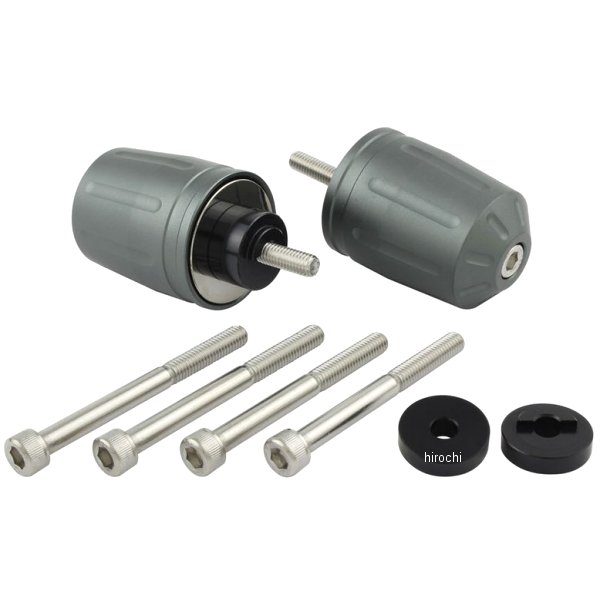 ウルトラヘビーバーエンドタイプ2 M6 ホンダ、スズキ用 マットグレー