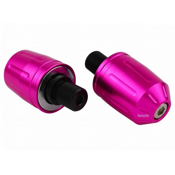 ウルトラヘビーバーエンドタイプ2 カワサキ純正ハンドル用 M17 ピンク