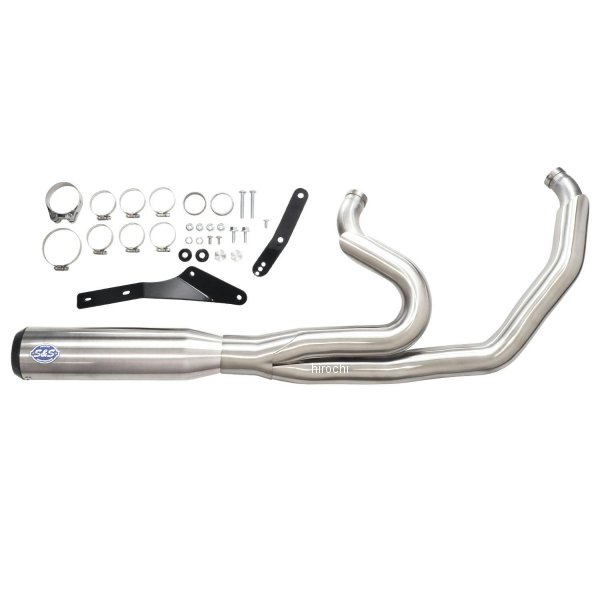 S&S エスアンドエス Qualifier 2in1フルエキゾースト 18年以降 M8ソフテイル ステン