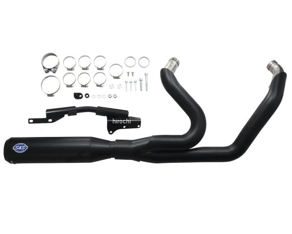 S&S エスアンドエス Qualifier 2in1フルエキゾースト 17年以降 M8ツアラー ブラック