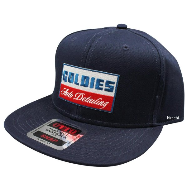 Goldies Auto Detailing  TRICOLORE LOGO オリジナルキャップ ネイビー