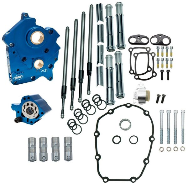 S&S エスアンドエス S&S チェーンカムチェストキット クロームチューブ 17年以降 水冷M8