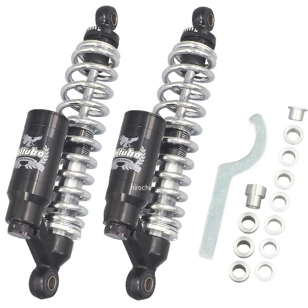 340mm PBタンクツインショック 96年-03年 XLH1200 ブラック、クローム