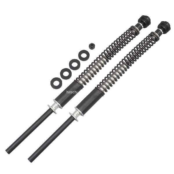 交換式 カートリッジフロントサスペンション HD011 22年- FLHXS ブラックリング
