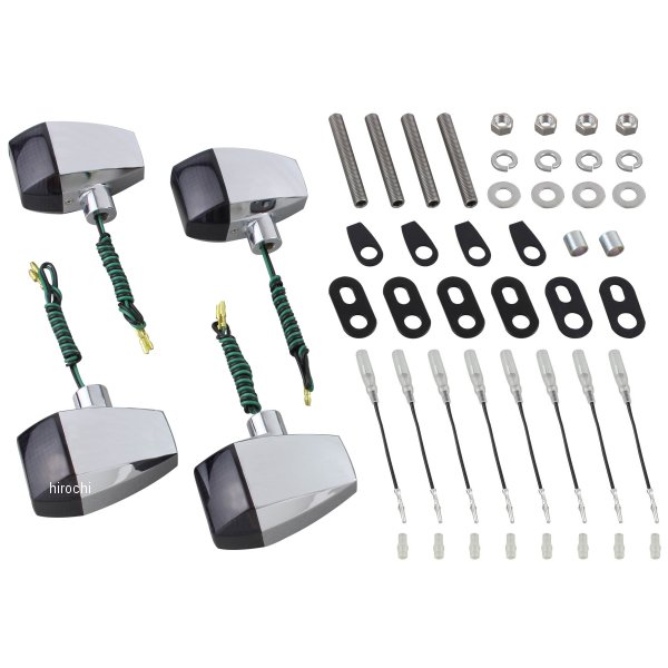 ポッシュ POSH ウインカーキット ZRタイプ スタンダード シングル仕様 GPZ900R メッキ/スモーク