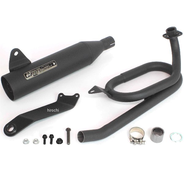 トルネードマフラー フルエキゾースト 政府認証 モンキー125 ブラック