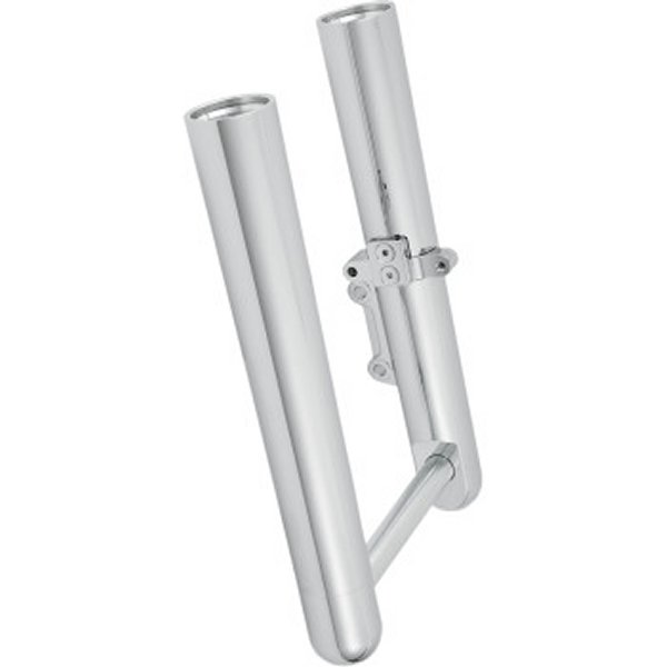 フロントフォーク 07年-17年 FLST シングルディスク スムース クローム