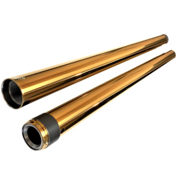 フロント フォーク チューブ 20.25インチ 97年-13年 ハーレー 41mmフォーク ゴールド