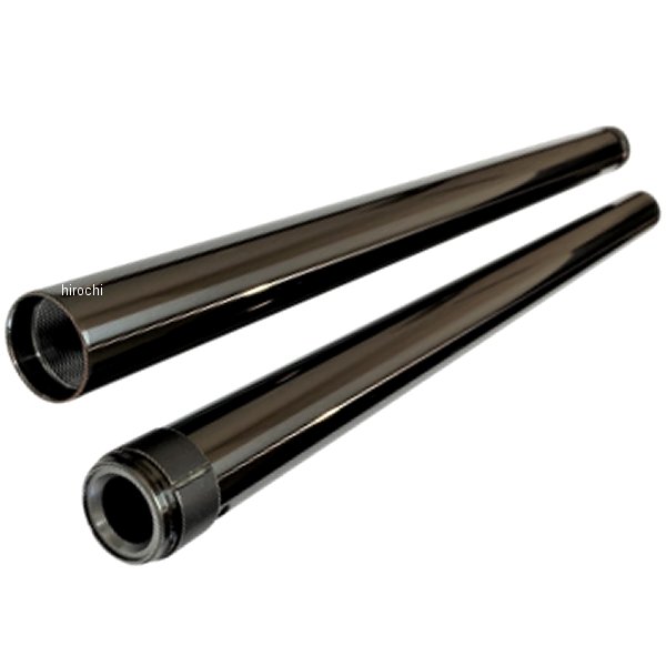 フロント フォーク チューブ 22.25インチ 97年-13年 ハーレー 41mmフォーク 黒
