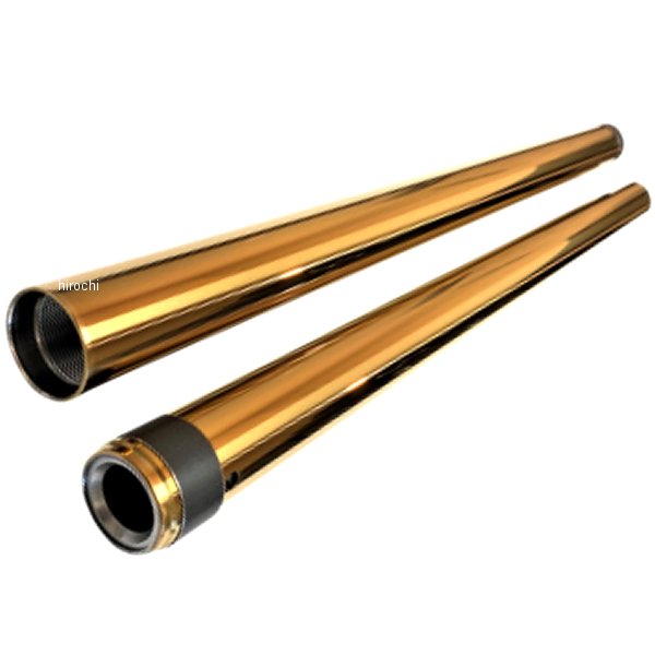 フロント フォーク チューブ 22.25インチ 97年-13年 ハーレー 41mmフォーク ゴールド