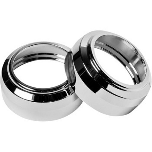 【セール特価】 フォークダストキャップ 49mm クローム (左右ペア)