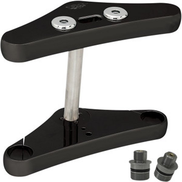 トリプルツリー 41mm 3°レーキ ライト無し 黒