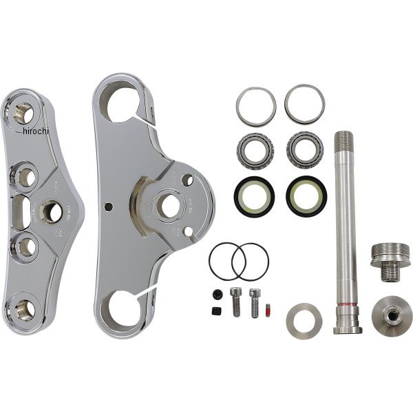 トリプルツリー 49mm 6D ハーレー M8 ソフテイル クローム