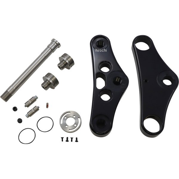 トリプルツリー 49mm 3D ハーレー FXSB 黒