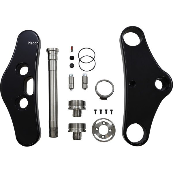 トリプルツリー 49mm 6D ハーレー FXSB 黒