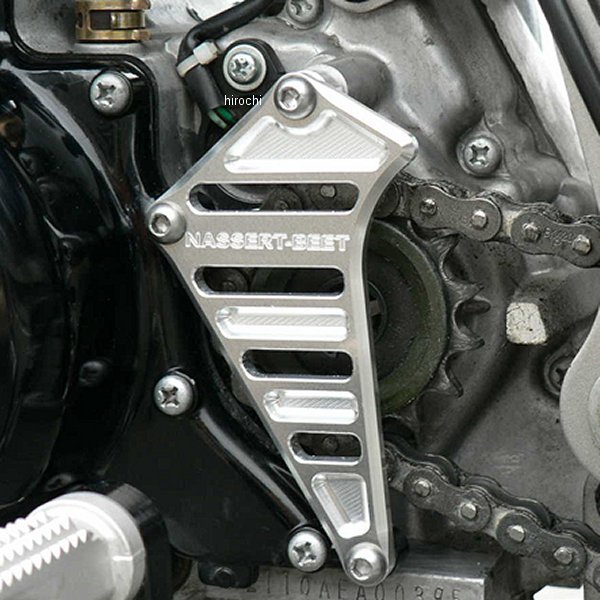 フロントスプロケットカバー 09年以前 KSR110 シルバー