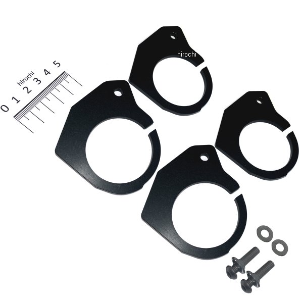 ハンドルアップスペーサー 10mmアップ 19年以降 Ninja H2 SX SE+ 黒