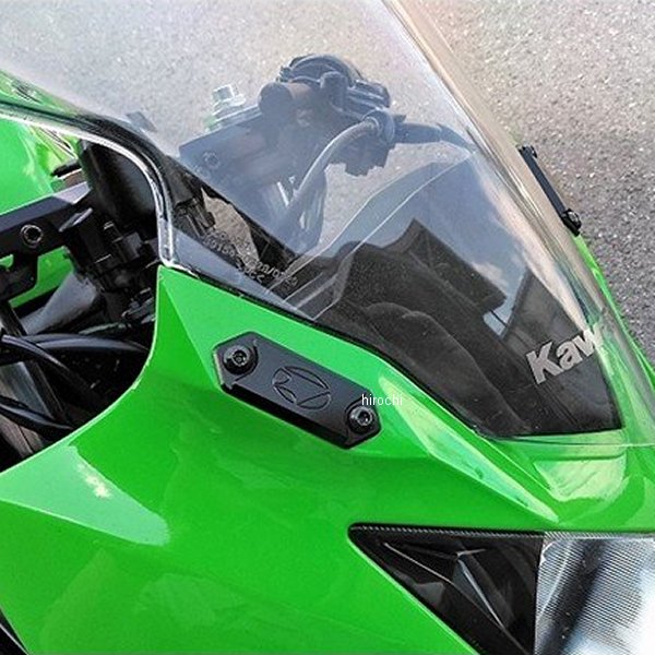 カウリングミラーブラインドセット 汎用 黒