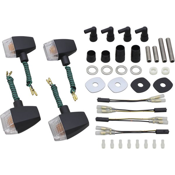 クラシカル スリムシャープタイプ ウインカーキット 20年 W800 黒/クリア