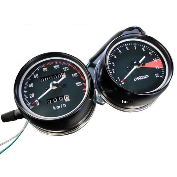 スピードメーター&タコメーター左右セット 社外品 75年-77年 CB400F