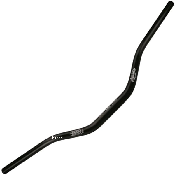 オンロードジュラルミンテーパーバー ハイタイプ 黒 汎用