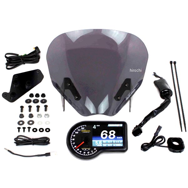 スーパーマルチTFTメーター&スクリーンキット ショートタイプ スモーク GROM、MSX125SF