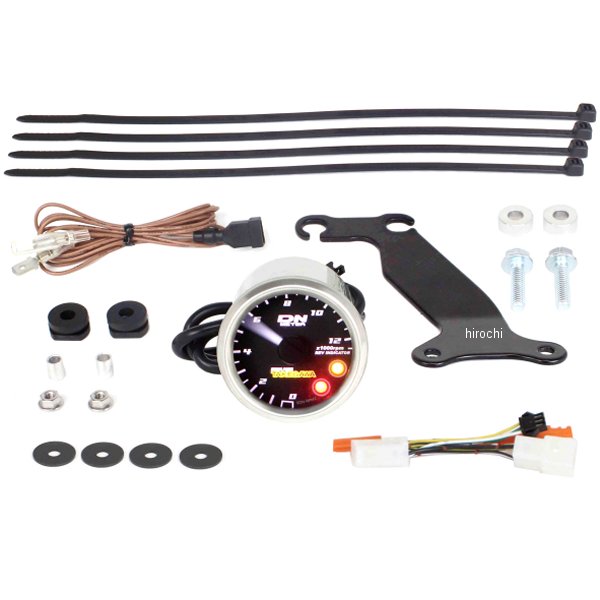 スモールDNタコメーター φ48 12500rpm CT125 レブインジケーター付き