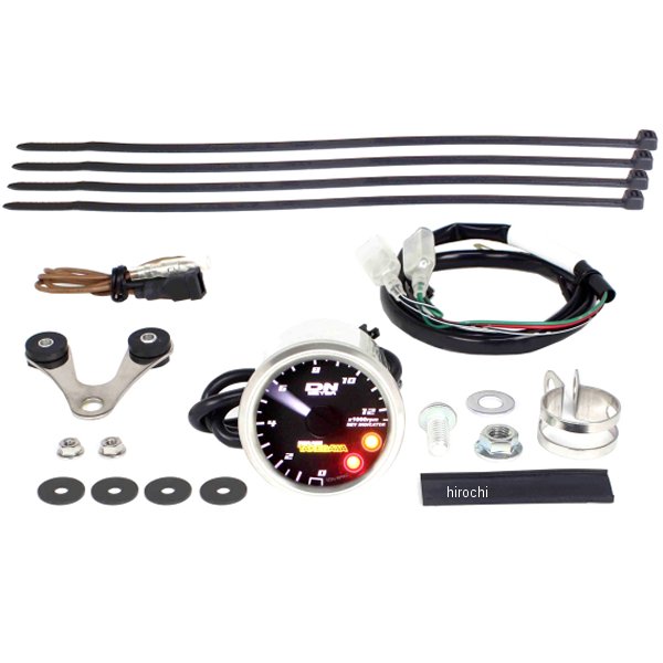 スモールDNタコメーター φ48 12500rpm クロスカブ50/110 レブインジケーター付き