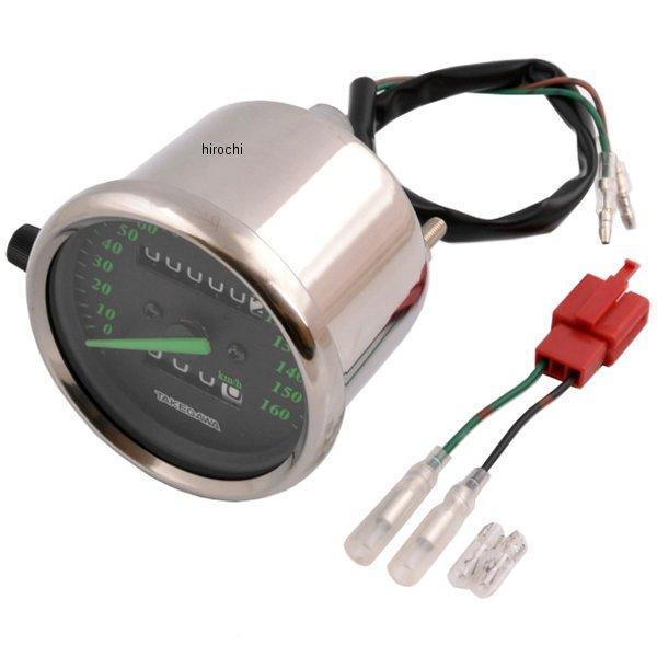 ブラック＆グリーンスピードメーター 6V/12V車用 モンキー/ゴリラ APE50/APE100