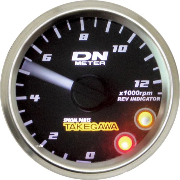 φ48スモールDN タコメーターキット 12500RPM ホワイトLED レブインジケーター付き ダックス125