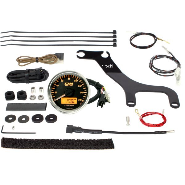 φ48スモールDN タコメーターキット CL250 CL500 オレンジLED