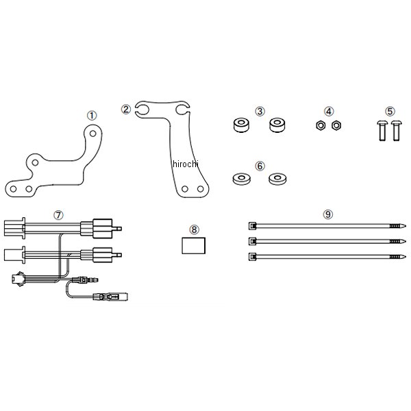 メーターステー&ハーネスセット ダックス125