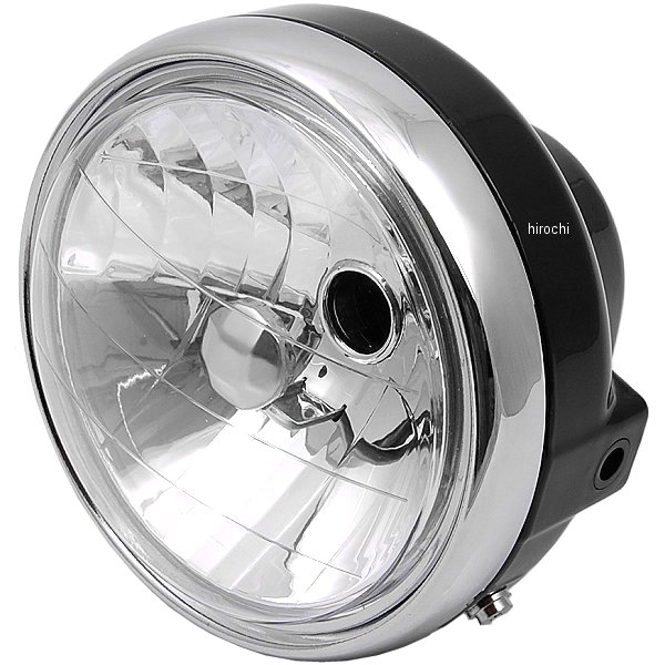 マルチリフレクターヘッドライト タイプ1 12V30/30W レンズ径 130mm スーパーホワイトハロゲンバルブ付 汎用