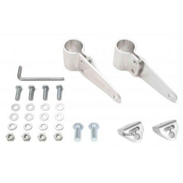 Φ27正立フロントフォーク装着車用アルミヘッドライトステー モンキー、モンキーFI、ゴリラ