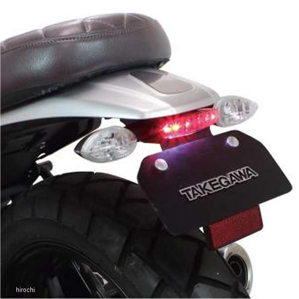 フェンダーレスキット LEDミニテールランプ(ブラック)付 XSR125、XSR155