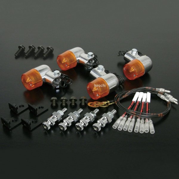 丸型Sウインカー 92年-17年 ホンダ モンキー、ゴリラ、エイプ オレンジ